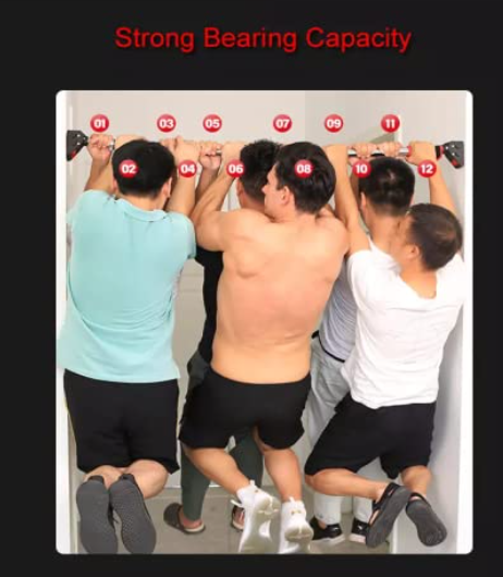 Pull Up Bar Doorway for Home Workout No Screws Chin Up Bar with Locking Mechanism Max Load 200Kg Adjustable (70 to 100 CM)